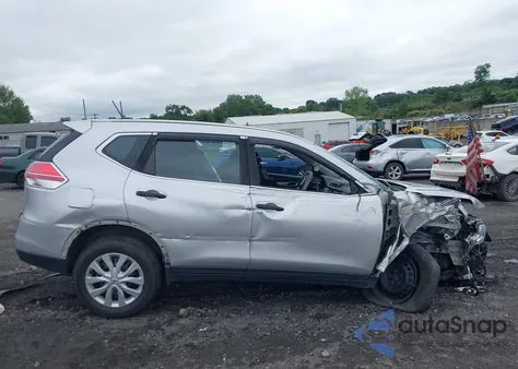 2016 Nissan Rogue S из США, поврежденный, VIN KNMAT2MV5GP625234